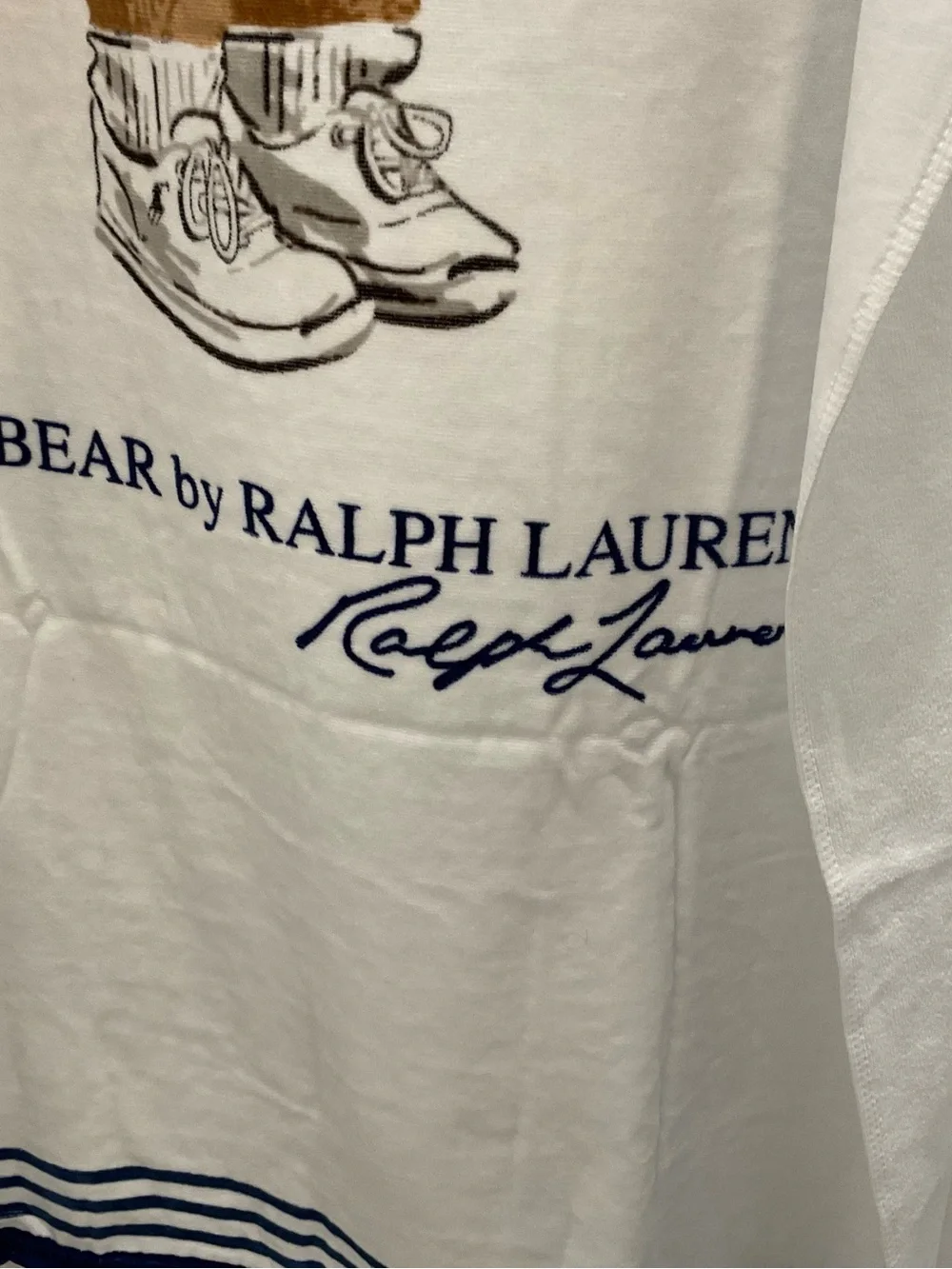 Polo Ralph Lauren YELLOW RAINCOAT BEAR 35” x 66” Cotton Velour Terry Beach Towel